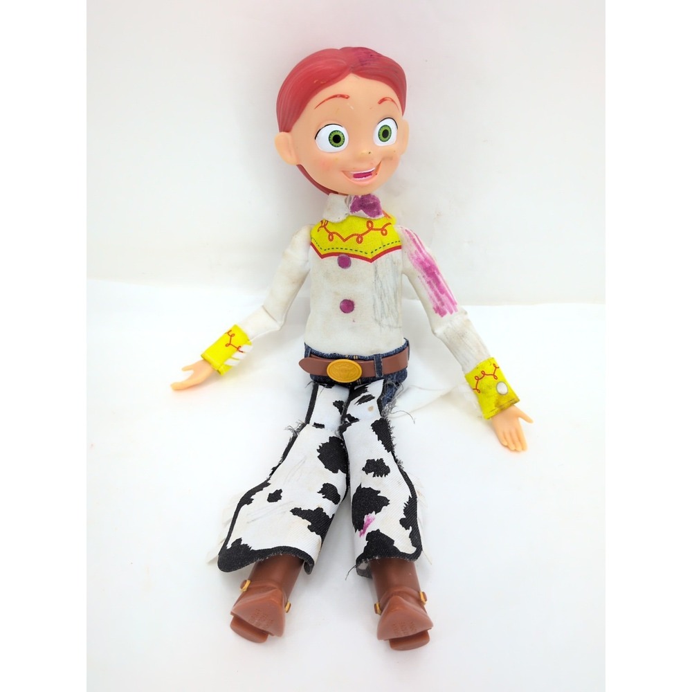 VTG Toy Story 15" Talking Jessie Doll By Thinkway Disney Pixar Pull String Works